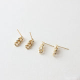 18K Copper Plated Earrings DIY Hand-Made Material Accessories