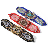Devil's Eye Beads Bracelet Hand Knitting