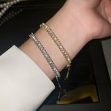 Flash Zircon Bracelet European American Hand Jewelry