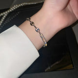 Flash Zircon Bracelet European American Hand Jewelry