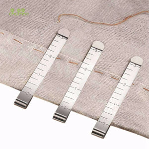 Chainho 3 Inch Soft Ruler Stainless Steel Clips TL03