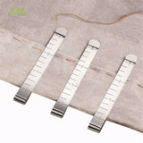Chainho 3 Inch Soft Ruler Stainless Steel Clips TL03