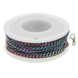 Silver Stainless Steel Chain Necklace Jewelry Making DIY Bracelet Craft Choker