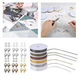 Jewelry Making Chains Set Lobster Clasps Jump Rings Cable Link
