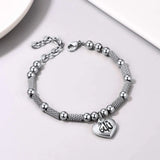 Allah Bracelet Islamic Jewelry Muslim Charm Stainless Steel Bead Bracelet CP769