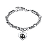 Allah Bracelet Islamic Jewelry Muslim Charm Stainless Steel Bead Bracelet CP769