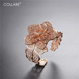 Big Flower Bracelet Rose Bridal Wedding Jewelry Cuff Bracelets & Bangles