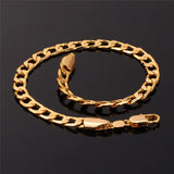 Men's Mesh Chain Bracelet in Rose Gold/Gold/Silver - H261