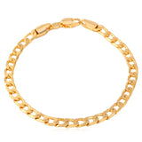 Men's Mesh Chain Bracelet in Rose Gold/Gold/Silver - H261