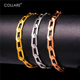 Cuban Link Chain Men Bracelets Gold/Rose Gold/Silver H198