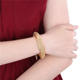 Gold/Silver Cuff Bracelets for Women Men H016