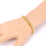 Men's Stainless Steel Box Link Chain Bracelet & Bangles H102