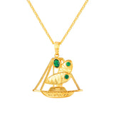 Lakatoi Canoe Necklace Papua Guinea Jewelry P859