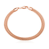 Men Chain Bracelet Gold/Rose Rope Bangle H550