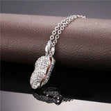 Peanut Pendant Gold/Silver Simulated Pearl Nuts About You Jewelry Necklace