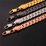 Snake Link Chain Bracelet Men Gold Chain Bracelets & Bangles H160