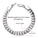 Snake Link Chain Bracelet Men Gold Chain Bracelets & Bangles H160