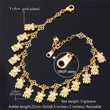 Little Bear Anklet Bracelet Summer Jewelry