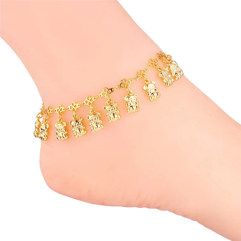 Little Bear Anklet Bracelet Summer Jewelry