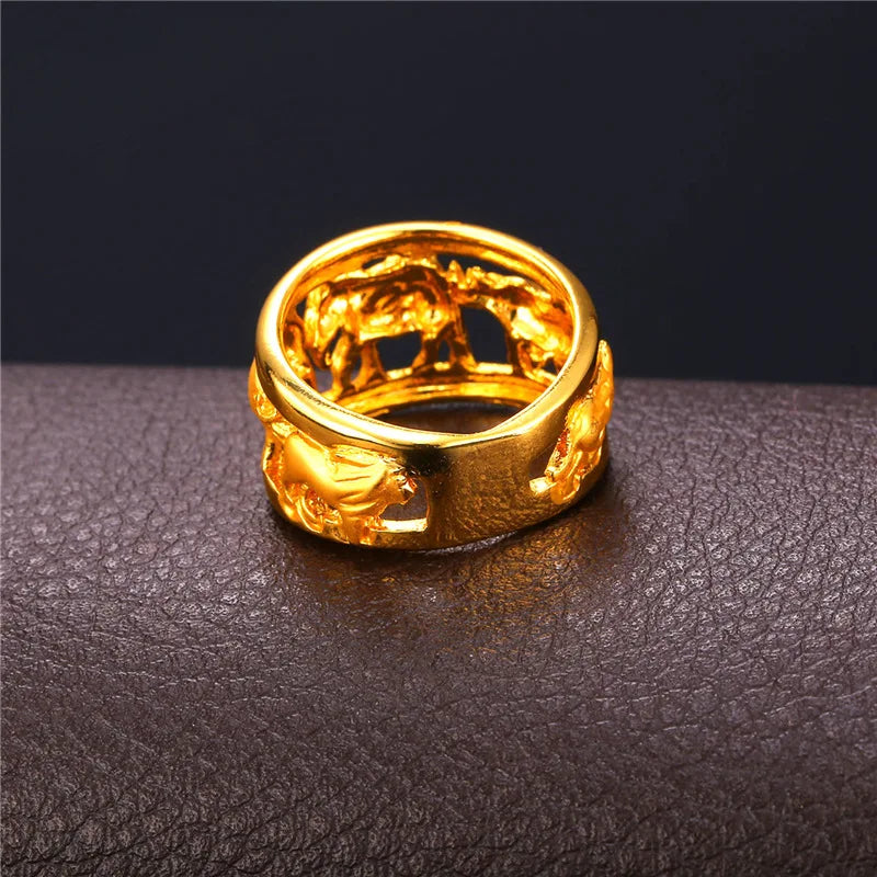 Chainspro Antique Elephant Ring For Man/Woman