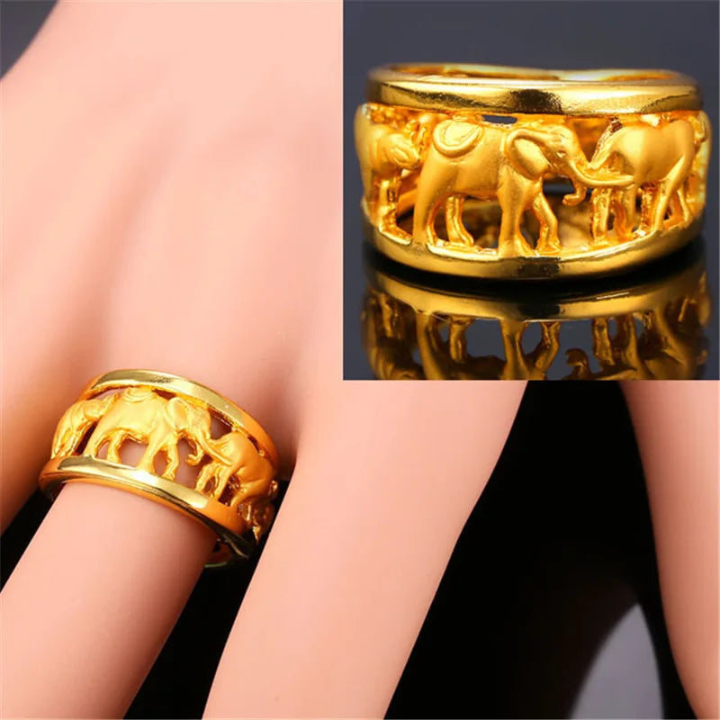 Chainspro Antique Elephant Ring For Man/Woman