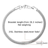 Chainspro Mesh Chain Gold/Black Bracelet Men Jewelry Ethiopian Men Bracelet