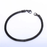 Chainspro Mesh Chain Gold/Black Bracelet Men Jewelry Ethiopian Men Bracelet