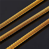 Chainspro Mesh Chain Gold/Black Bracelet Men Jewelry Ethiopian Men Bracelet
