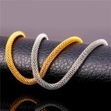 Chainspro Mesh Chain Gold/Black Bracelet Men Jewelry Ethiopian Men Bracelet