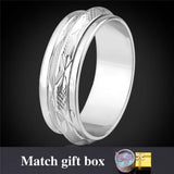 Chainspro Gold/Silver Wedding Bands Ring R117