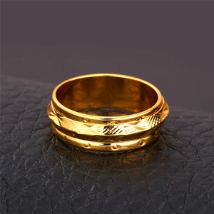 Chainspro Gold/Silver Wedding Bands Ring R117