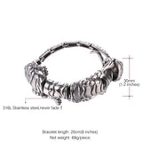 Chainspro Tiger Bracelet Men Stainless Steel Chain Gold/Black H010