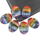 Chakela Natural Crystal Thumb Stone Layers Seven Chakra Scrapping Board