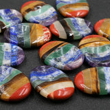 Chakela Natural Crystal Thumb Stone Layers Seven Chakra Scrapping Board