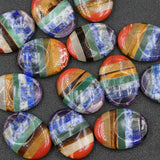 Chakela Natural Crystal Thumb Stone Layers Seven Chakra Scrapping Board
