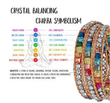 Chakra Bracelet Leather Wrap Mother's Gift