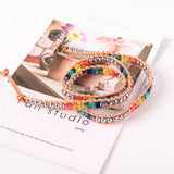 Chakra Bracelet Leather Wrap Mother's Gift