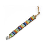 Chakra Bracelet Natural Stone Leather Wrap Bracelet Couples Jewelry