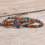 Chakra Bracelet Tree of Life Wrap Bracelet Natural Stone Spare Beads Jewelry