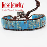 Chakra Bracelet Leather Wrap Bracelet