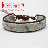 Chakra Bracelet Leather Wrap Bracelet