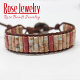 Chakra Bracelet Leather Wrap Bracelet