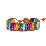 Chakra King Stone Hand Woven National Style Bracelet