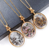 Chakra Crystal Pendant Necklace Reiki Healing Jewelry Natural Chips