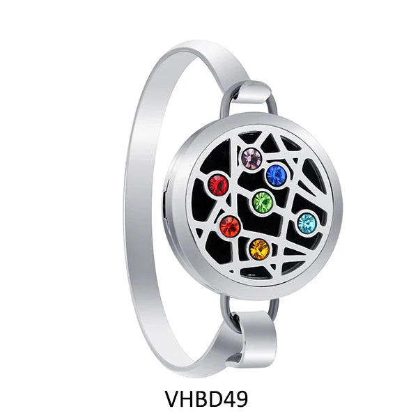 Chakra Diffuser Locket Aromatherapy Bracelet