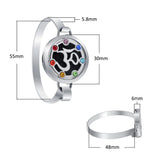 Chakra Diffuser Locket Aromatherapy Bracelet