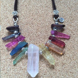 Chakra Necklace Healing Crystal Choker Gift 7 Chakra Necklace