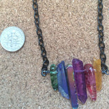 Chakra Necklace Healing Crystal Choker Gift 7 Chakra Necklace