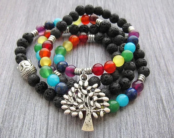 Chakra Necklace Healing Crystal Choker Gift 7 Chakra Necklace