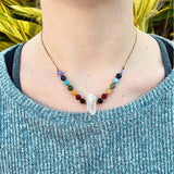 Chakra Necklace Healing Crystal Choker Gift 7 Chakra Necklace